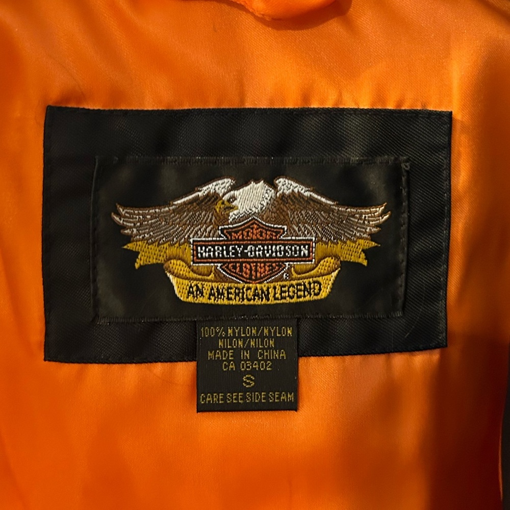 NWOT Harley Davidson Ladies Nylon Motorcycle Bike Jacket Size Small - Picture 4 of 8